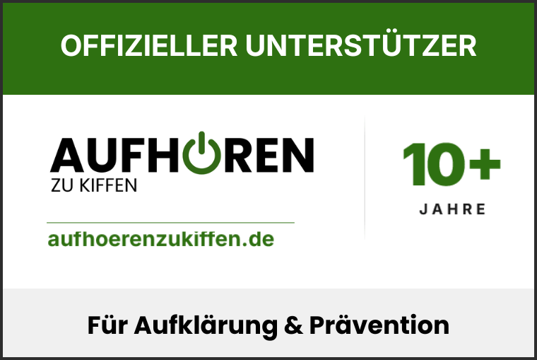 Offizieller Unterstützer von aufhörenzukiffen.de