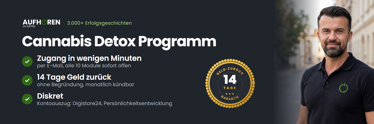 Online mit dem Kiffen aufhören: Cannabis Detox Programm